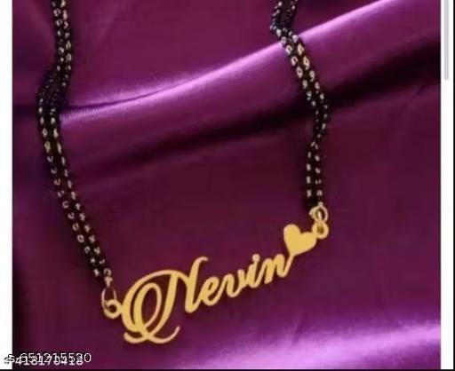 Gold Brass Ethnic Casual Necklace For Women