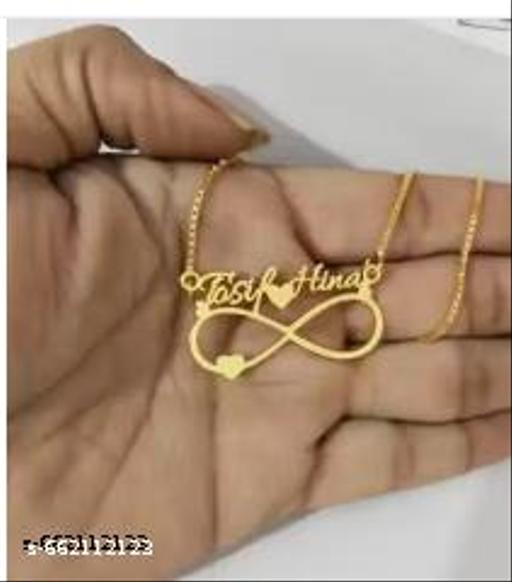 Gold Brass Ethnic Necklace For Women