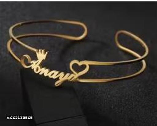 Gold Brass Ethnic Casual Bracelet For Unisex
