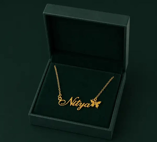Customized Name Pendant Necklace Personalized Atj Customizable Premium Finish Unique Gift For Women And