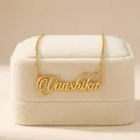 Gold Brass Necklace For Women Arqcqb Elegant Plated Design Pendant Stylish Daily Wear Gift