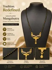 Luxury Diamond Mangalsutra With Sparkle Elegant Premium Finish Sparkling Stone Accent Necklace Stylish Daily