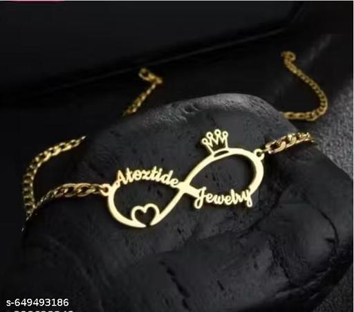 Gold Brass Ethnic Casual Necklace For Women