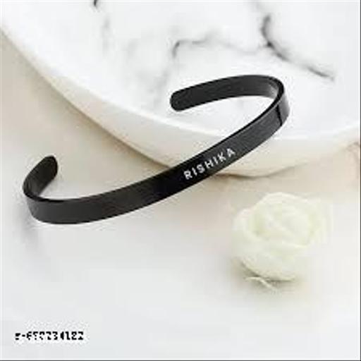 Black Brass Western Casual Bracelet For Unisex