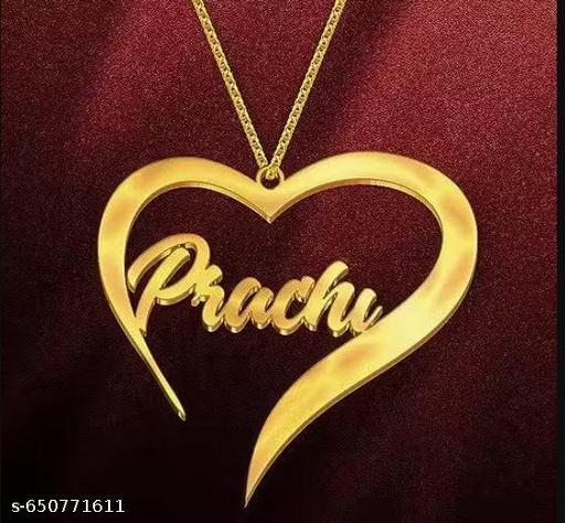 Gold Brass Necklace For Women