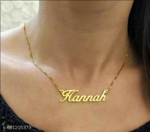Gold Brass Ethnic Casual Necklace For Women