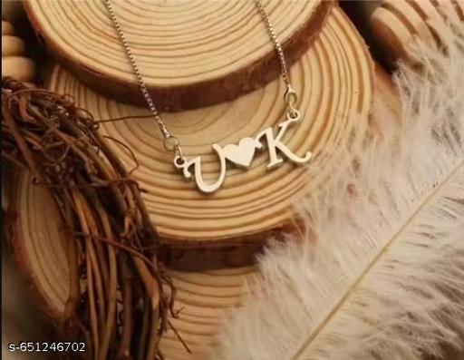 Gold Brass Necklace For Women