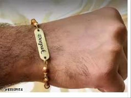 Gold Brass Western Casual Bracelet For Unisex
