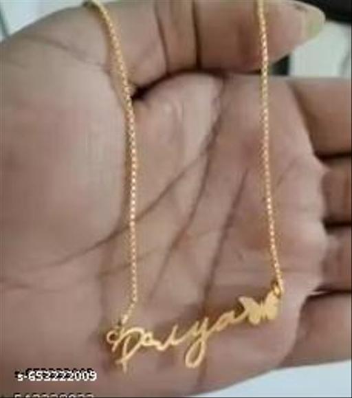 Gold Brass Ethnic Casual Necklace For Women