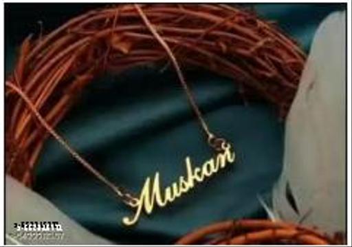 Gold Brass Ethnic Casual Necklace For Women