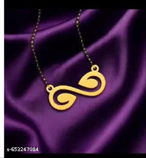 Gold Brass Ethnic Necklace For Women