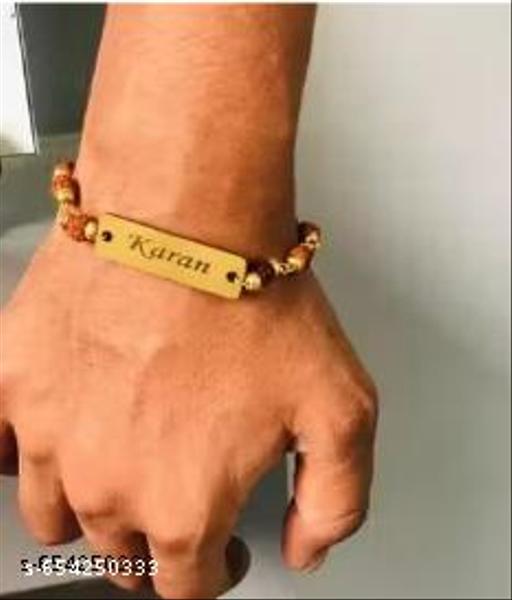 Gold Brass Western Casual Bracelet For Unisex