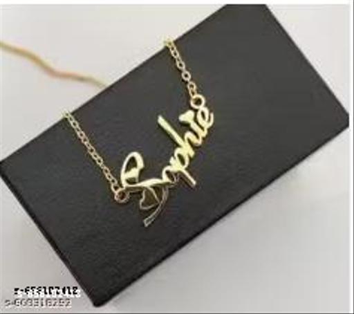 Gold Brass Bridal Necklace For Women