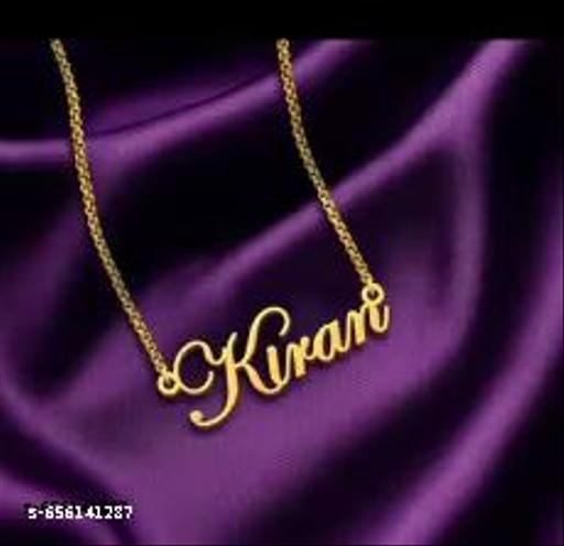Gold Brass Ethnic Necklace For Women