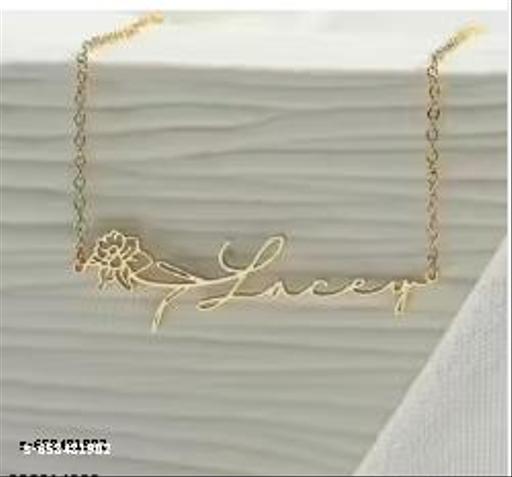 Gold Brass Ethnic Party Necklace For Women