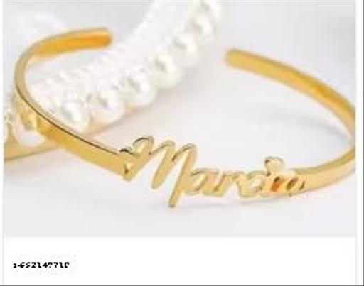 Gold Brass Western Casual Bracelet For Unisex