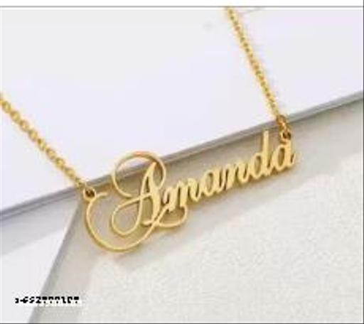 Gold Brass Ethnic Casual Necklace For Women