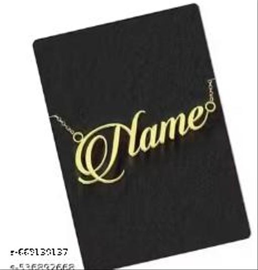 Gold Brass Western Casual Necklace For Women