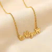Customized Name Pendant Necklace Personalized Atj Customizable Premium Finish Unique Gift For Women And