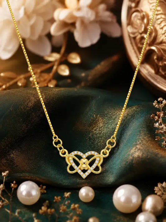 Stylish Leaf Design Necklace Trendy Gift For Women Girls Elegant Premium Finish Pendant Daily